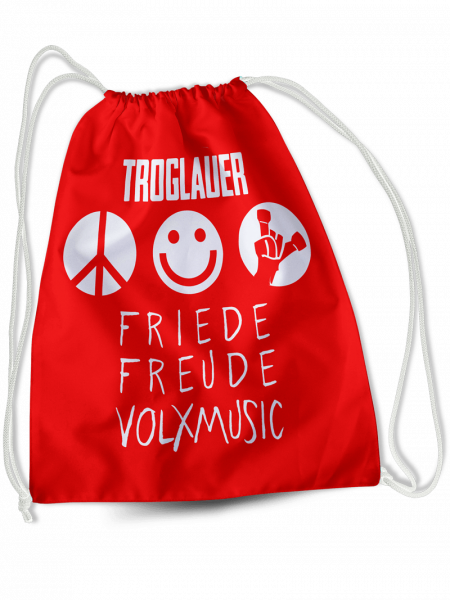 Turnbeutel "Friede Freude Volxmusic"